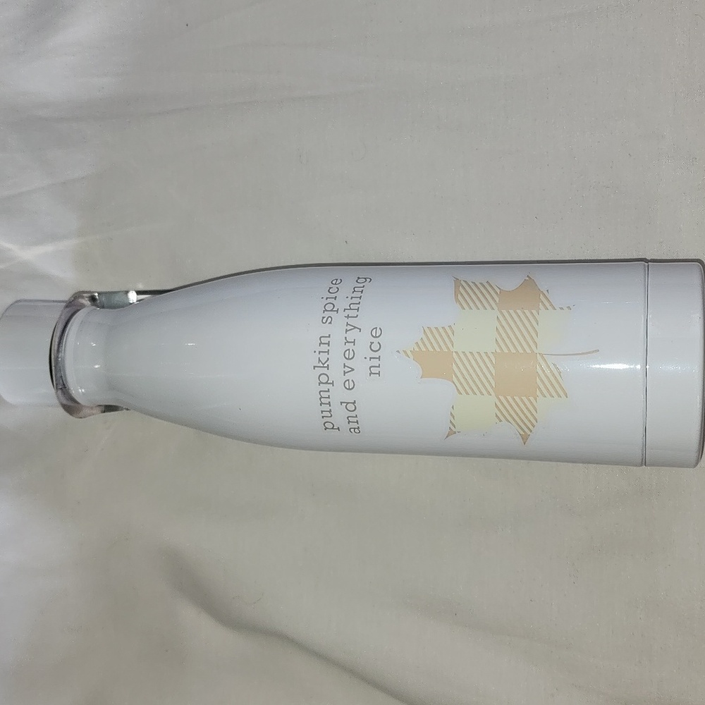 NWT Fall Themed Wellness Double Wall Stainless Steel Insulated Bottle